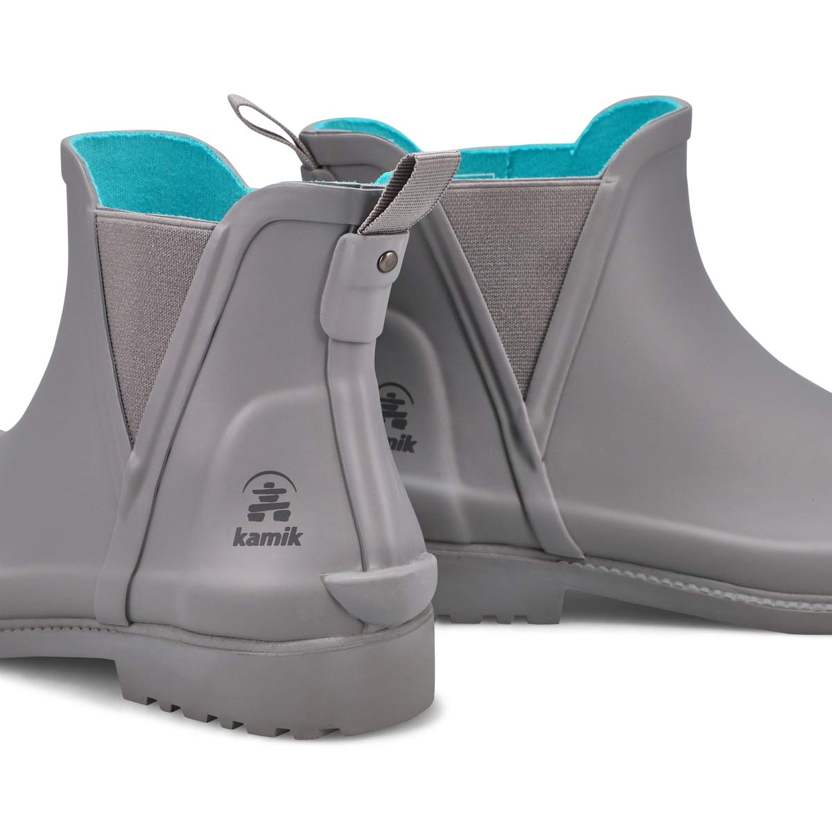 Bottes Chelsea imperméables CHLOE LO grises,femmes