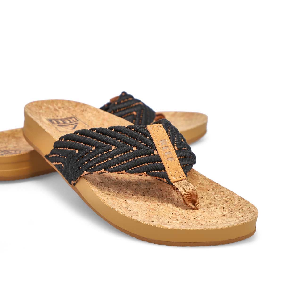 Reef Women's Reef Cushion Strand Sandal - Bla | SoftMoc.com