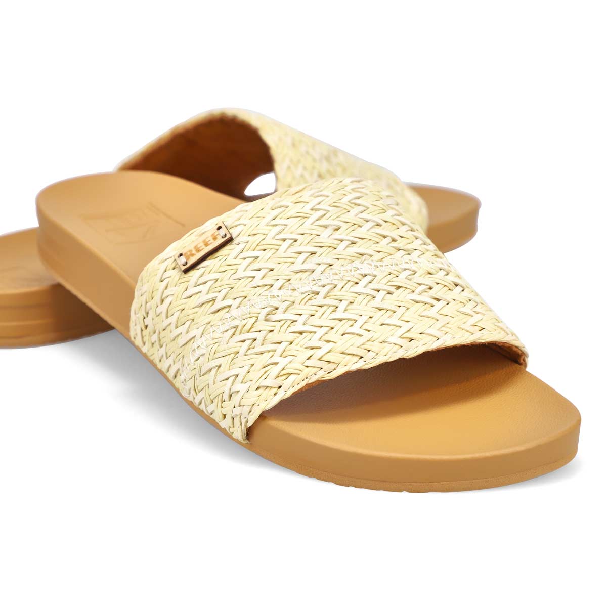 Reef Women's Cushion Scout Braids Slide - Bla | SoftMoc.com