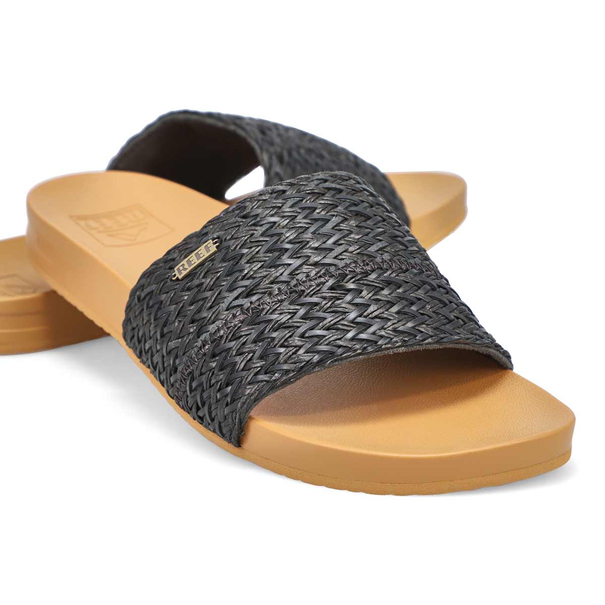 Reef Women's Cushion Scout Braids Slide - Bla | SoftMoc.com