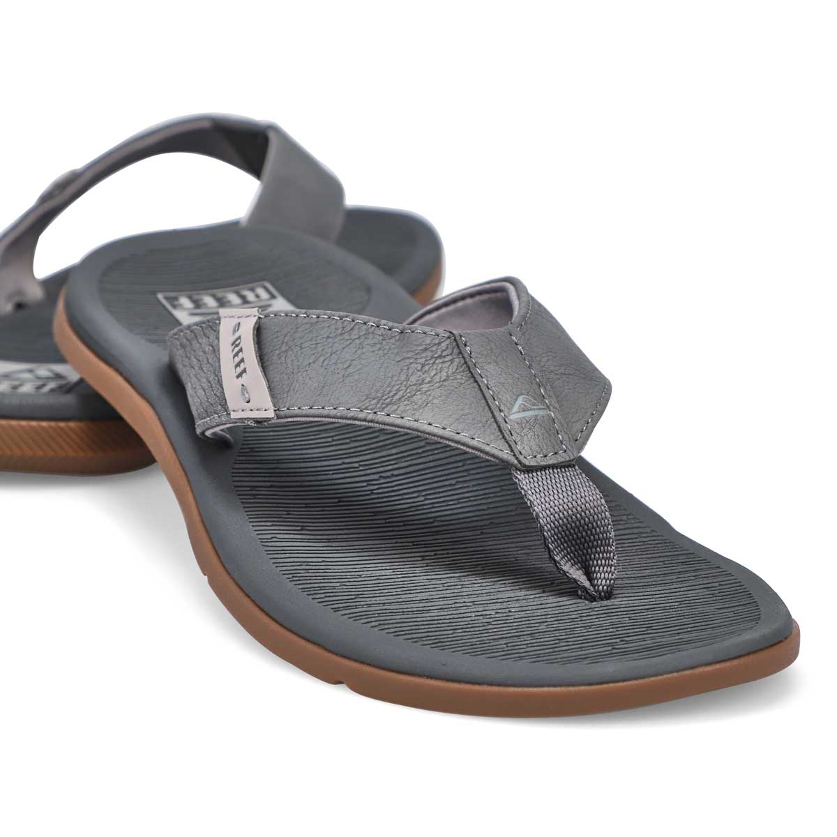 Reef Men's Reef Santa Ana Thong Sandal - Blac | SoftMoc.com