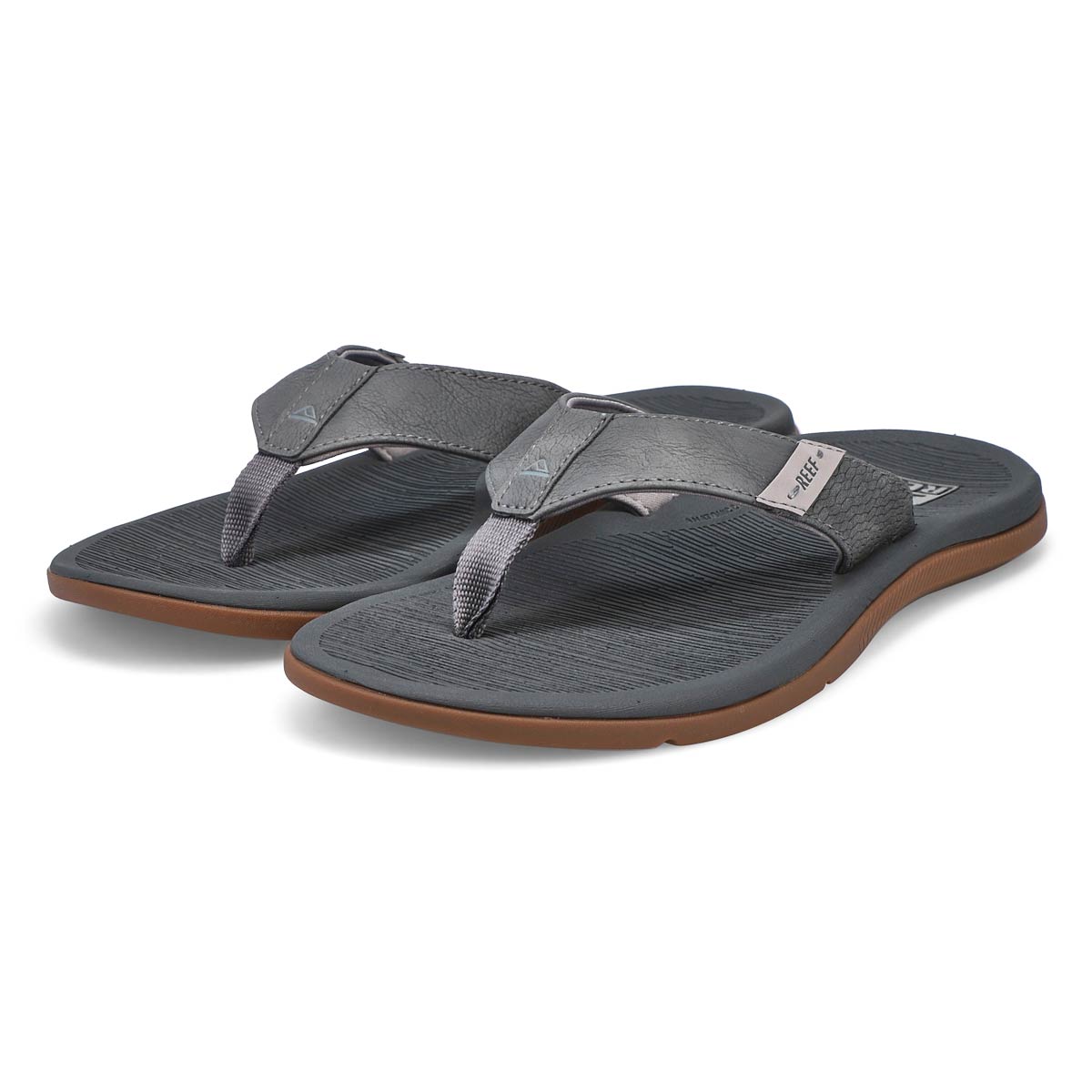Reef Men's Reef Santa Ana Thong Sandal Grey