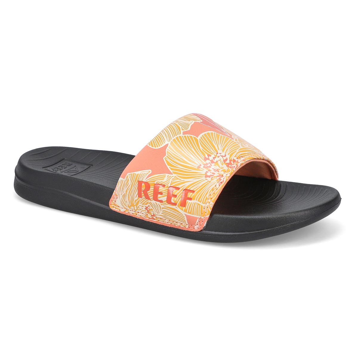 Reef Women's Reef One Slide Sandal - Saffron | SoftMoc.com