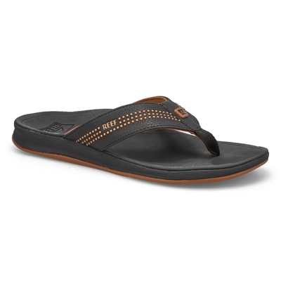 Mns Reef Ortho-Seas Thong Sandal - Black