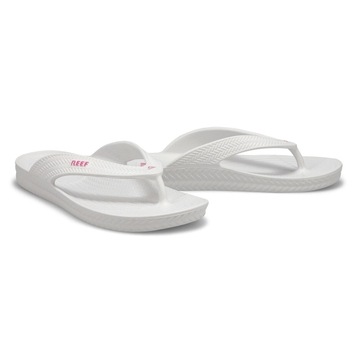 Women's Water Court Waterproof Thong Sandal - Whit