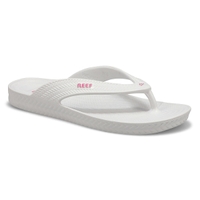 Women's Water Court Waterproof Thong Sandal - White