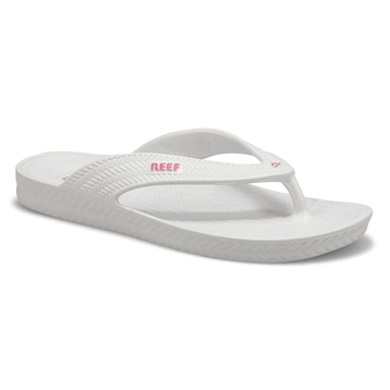 Women's Water Court Waterproof Thong Sandal - Whit