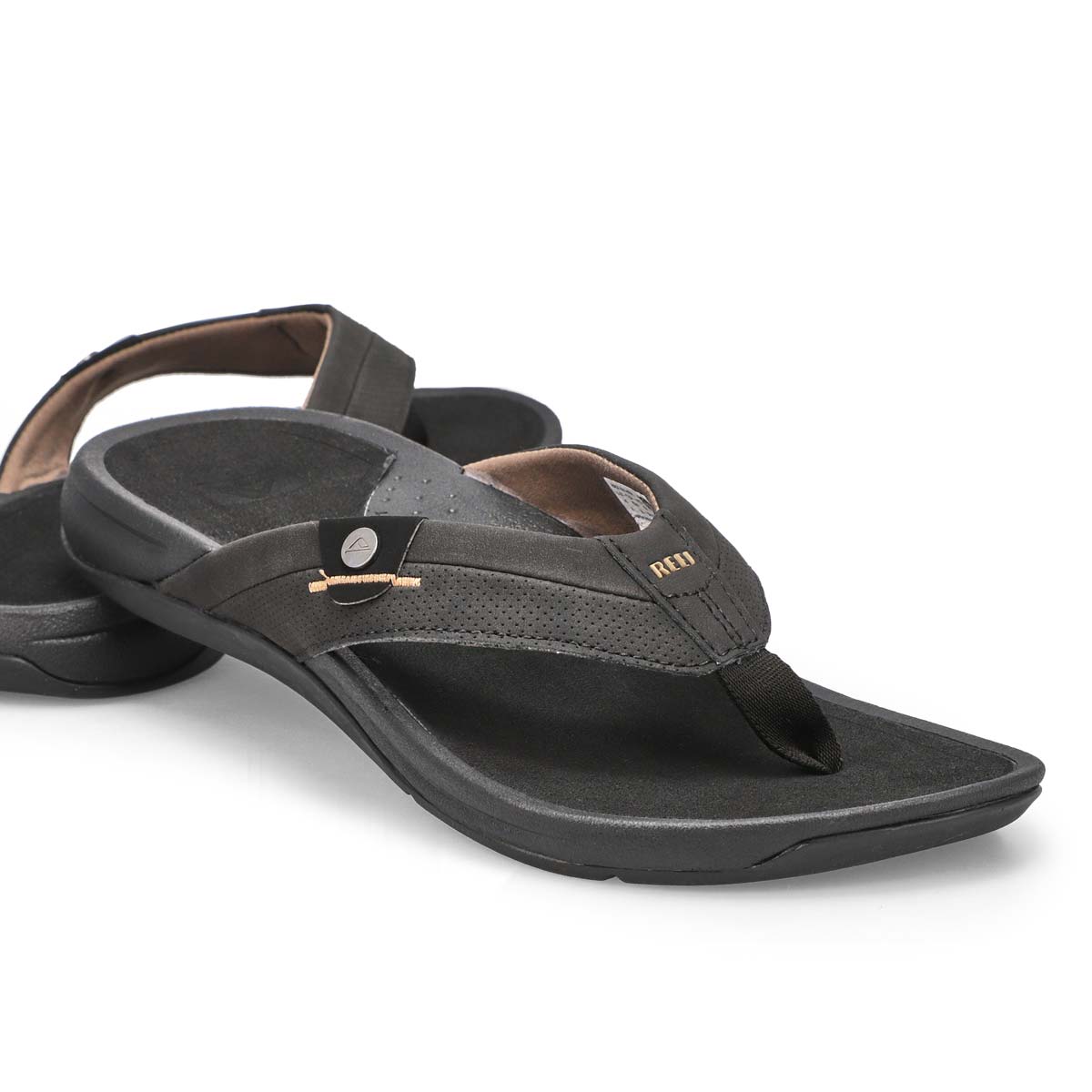 Tong REEF PACIFIC, noir/brun, hommes