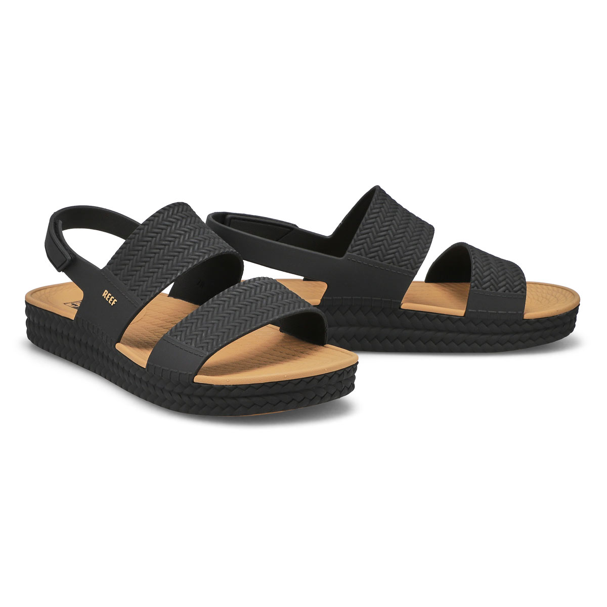 Women's Reef Water Vista Sandal -Black/Tan