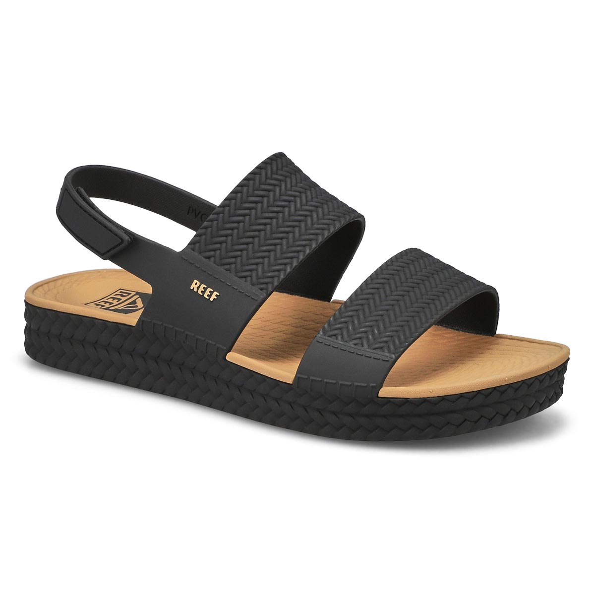 Women's Reef Water Vista Sandal -Black/Tan