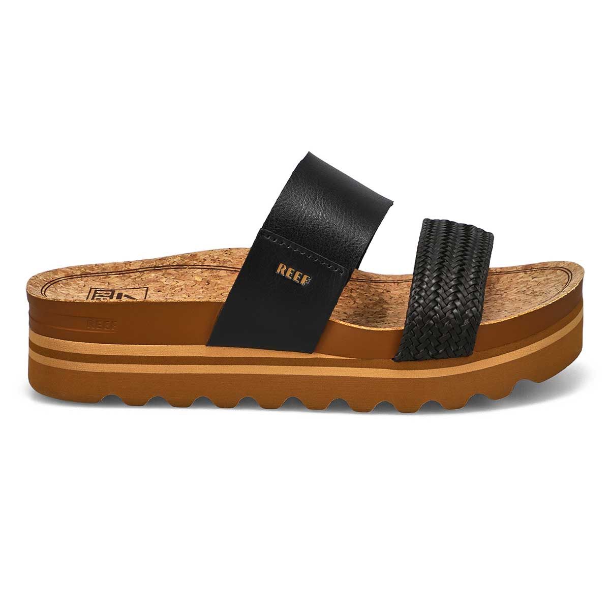 Women's Cushion Vista Hi Sandal - Black Braid