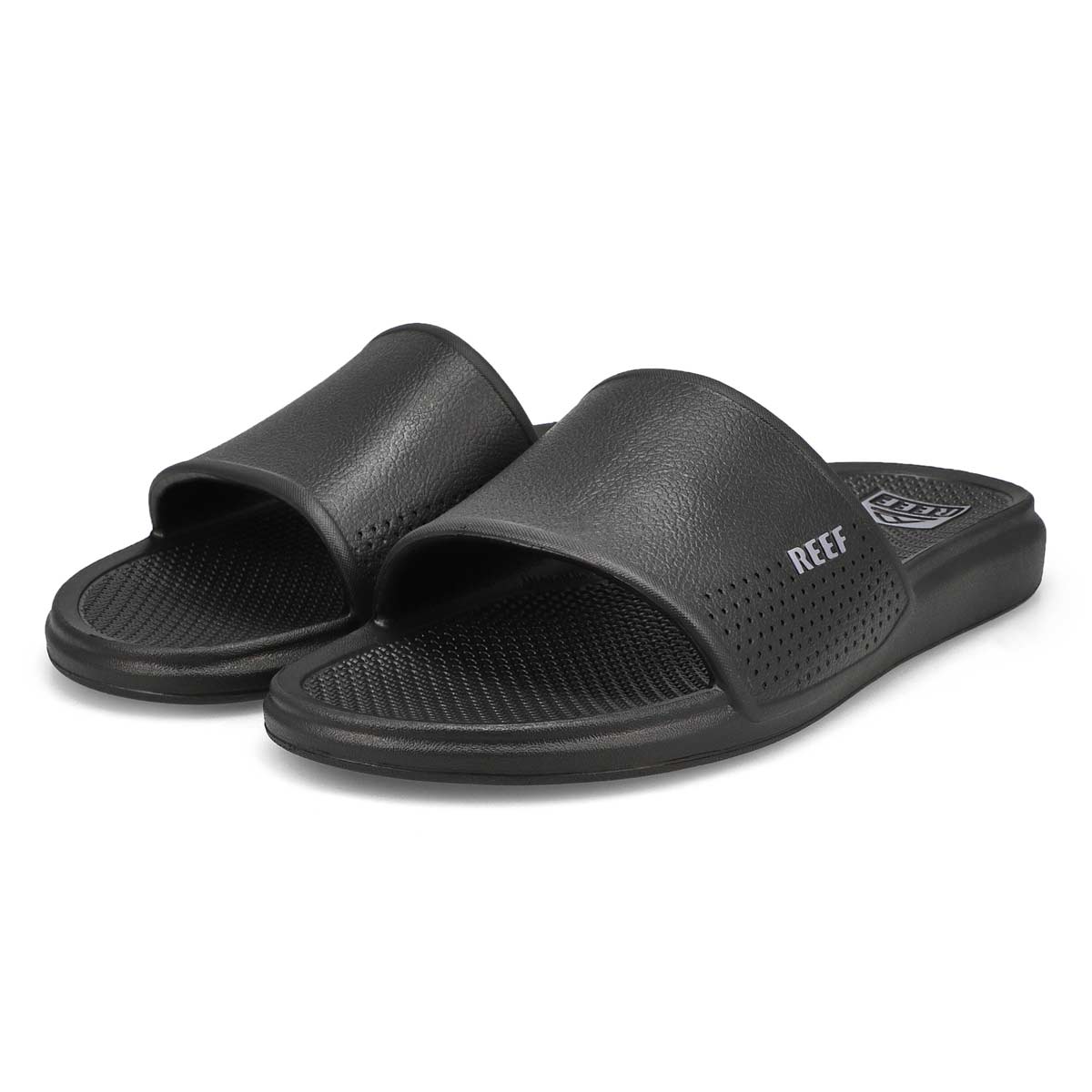 Reef Men's Oasis Slide Sandal - Black | SoftMoc.com
