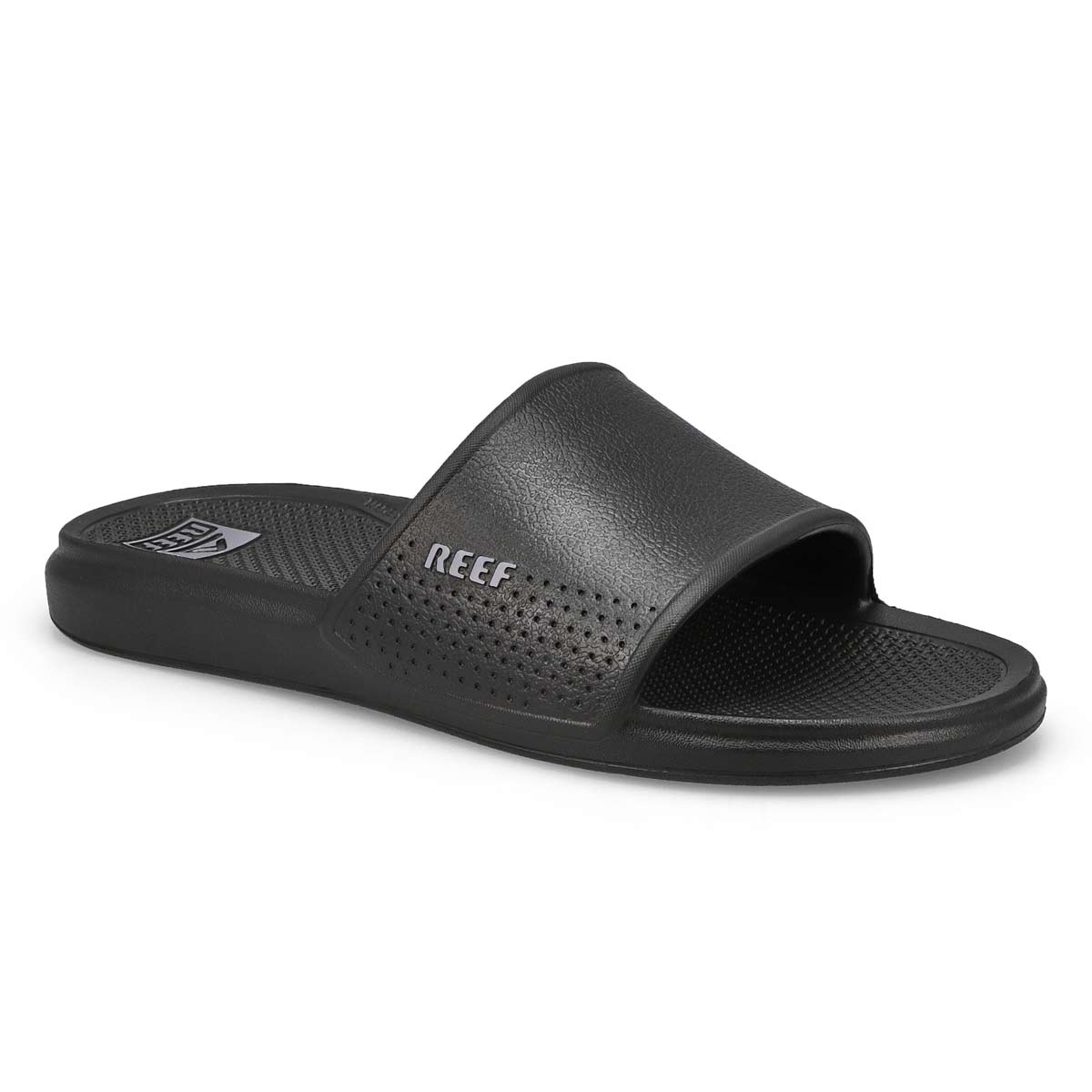 Reef Men's Oasis Slide Sandal - Black | SoftMoc.com