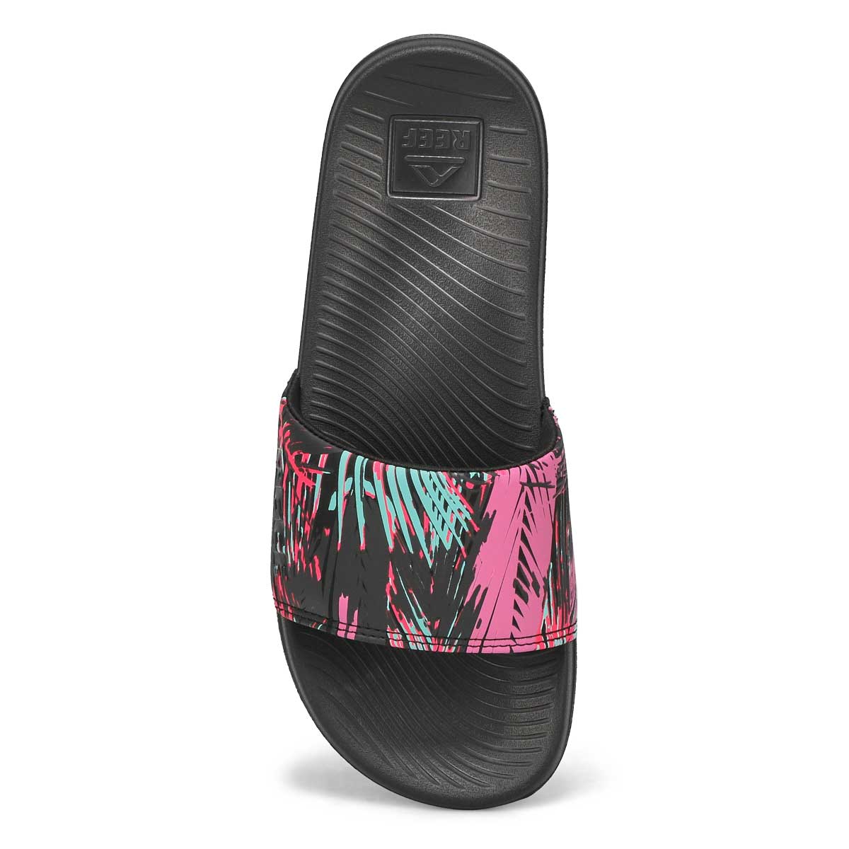 Claquette REEF ONE SLIDE, feuilles de palmier, femmes