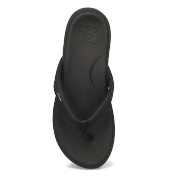 Women's Cushion Cloud Thong Sandal - Black