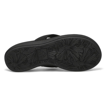 Women's Cushion Cloud Thong Sandal - Black