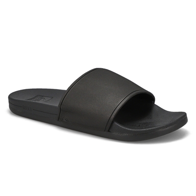 Mns Cushion Slide Sandal - Black