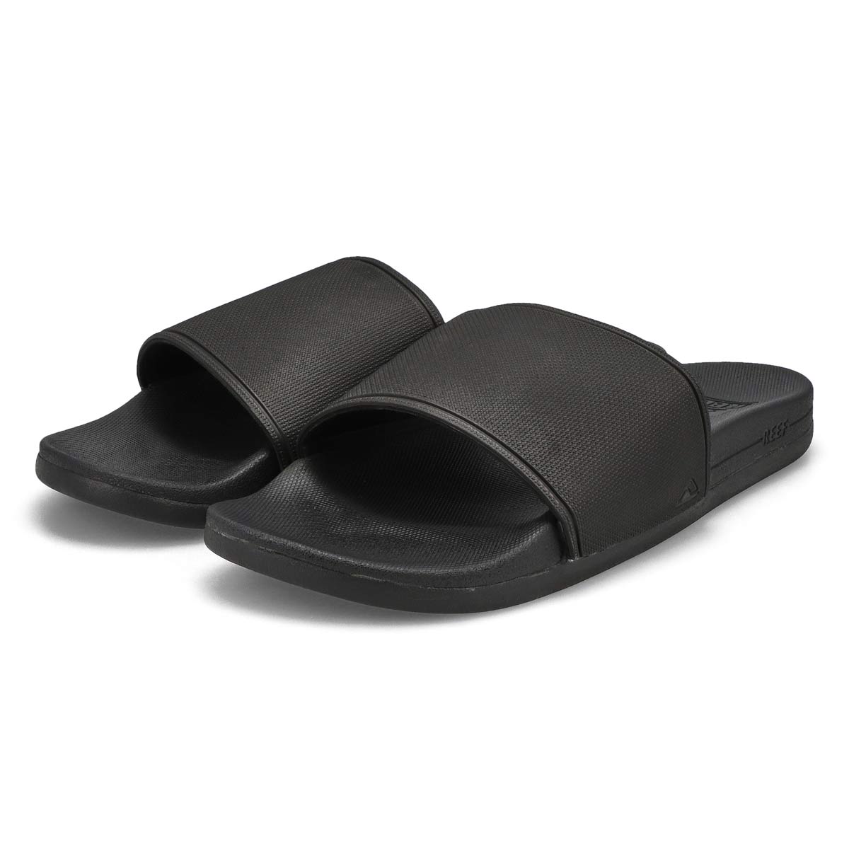 Reef Men's Cushion Slide Sandal - Black | SoftMoc.com