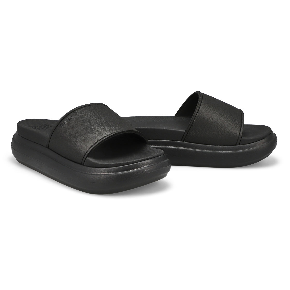 Women's  Cushion Bondi Bay Slide Sandal - Black/Black