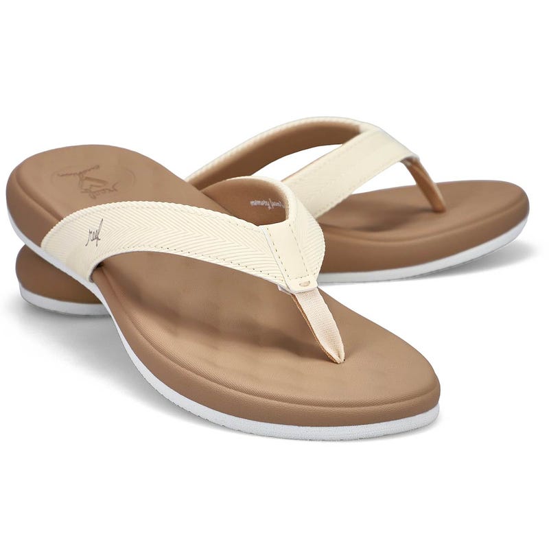 Women's Cushion Harmony Thong Sandal - Sand