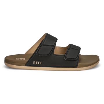 Men's Cushion Tradewind Slide Sandal - Black/Fossi