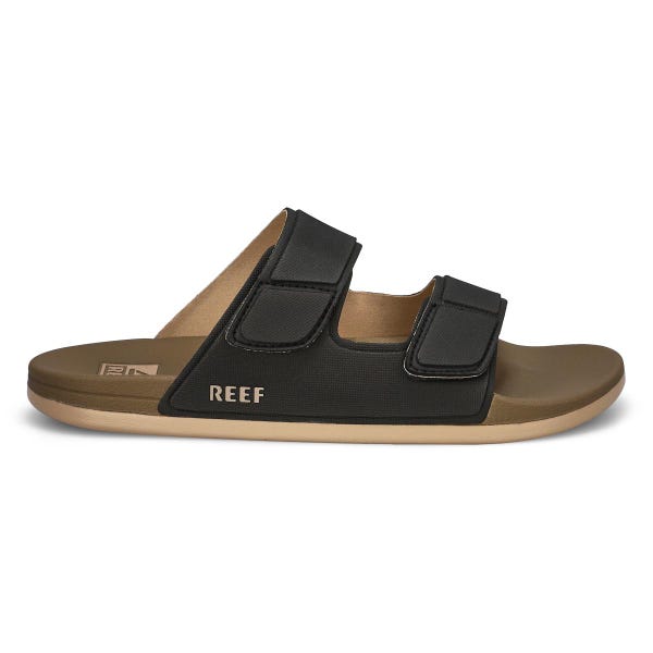 Men's Cushion Tradewind Slide Sandal - Black/Fossil