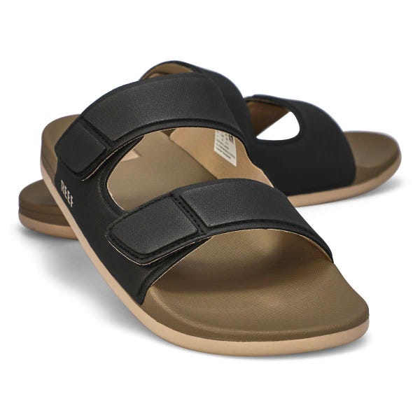 Men's Cushion Tradewind Slide Sandal - Black/Fossil