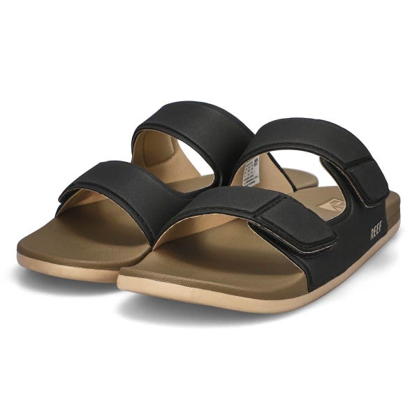 Men's Cushion Tradewind Slide Sandal - Black/Fossil