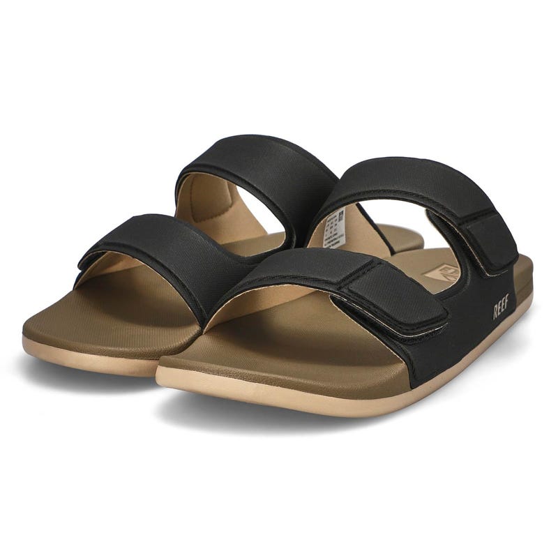Men's Cushion Tradewind Slide Sandal - Black/Fossil