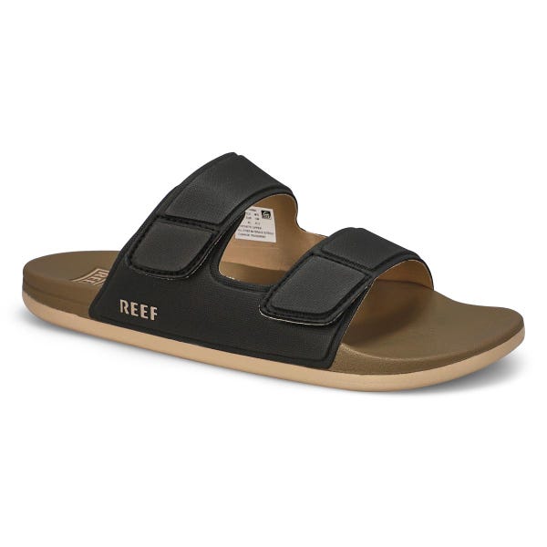 Men's Cushion Tradewind Slide Sandal - Black/Fossil
