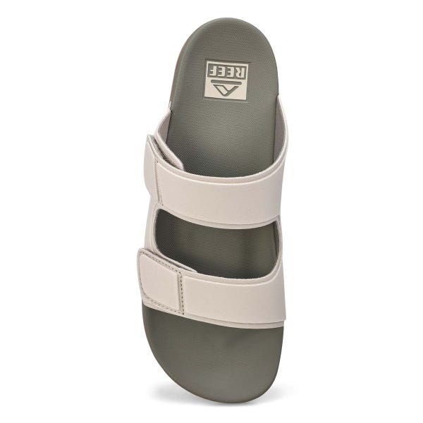 Men's Cushion Tradewind Slide Sandal - Dove/Tobacco