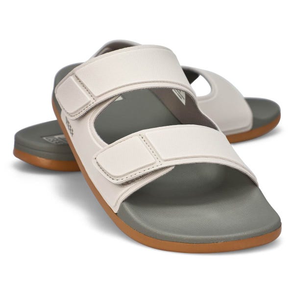 Men's Cushion Tradewind Slide Sandal - Dove/Tobacco