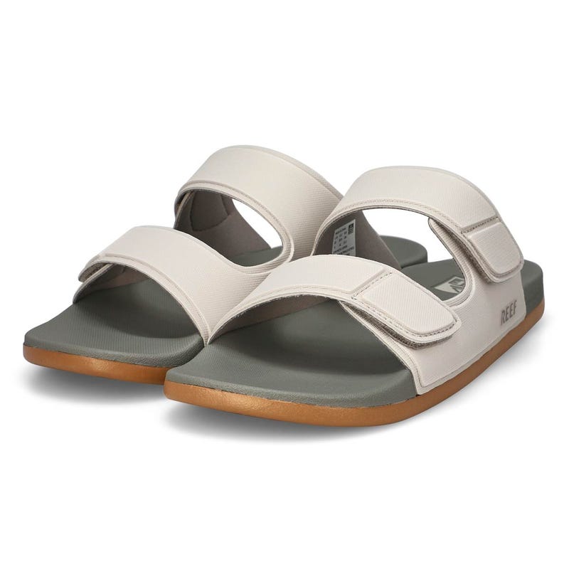 Men's Cushion Tradewind Slide Sandal - Dove/Tobacco
