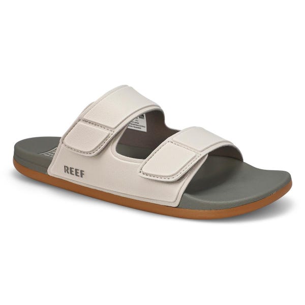 Men's Cushion Tradewind Slide Sandal - Dove/Tobacco