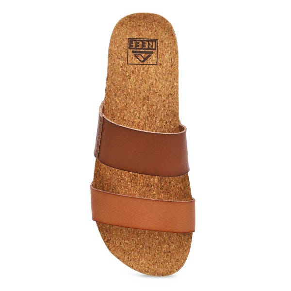 Women's Cushion Vista Slide Sandal - Espresso Duo