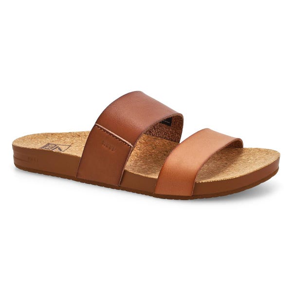 Women's Cushion Vista Slide Sandal - Espresso Duo
