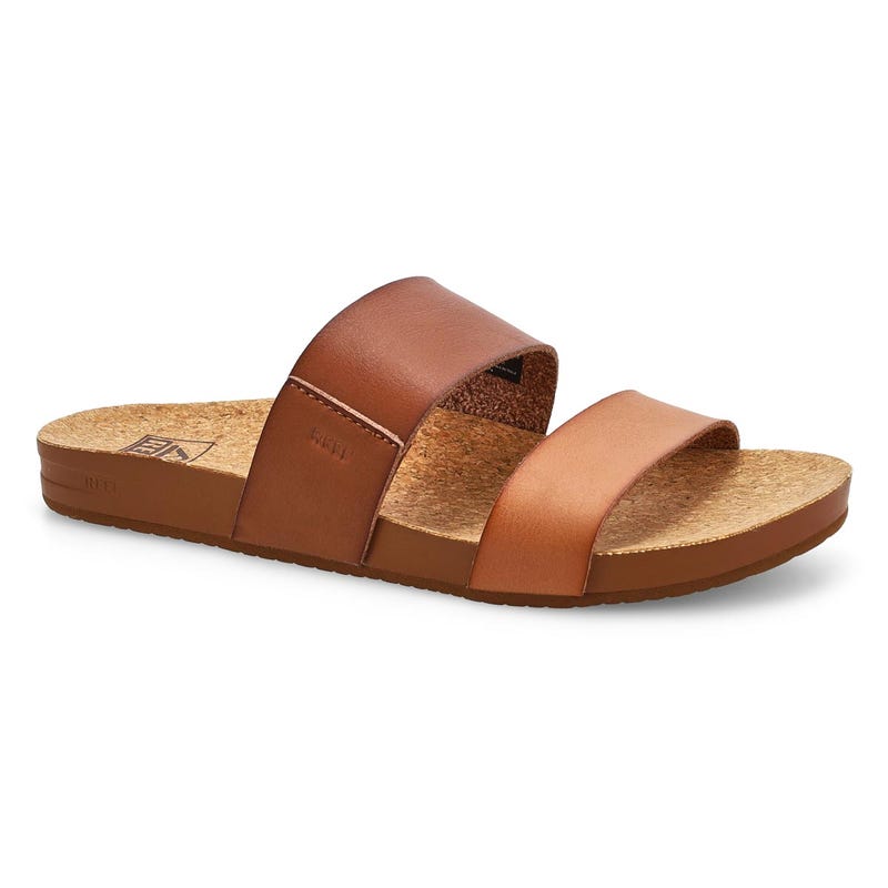 Women's Cushion Vista Slide Sandal - Espresso Duo