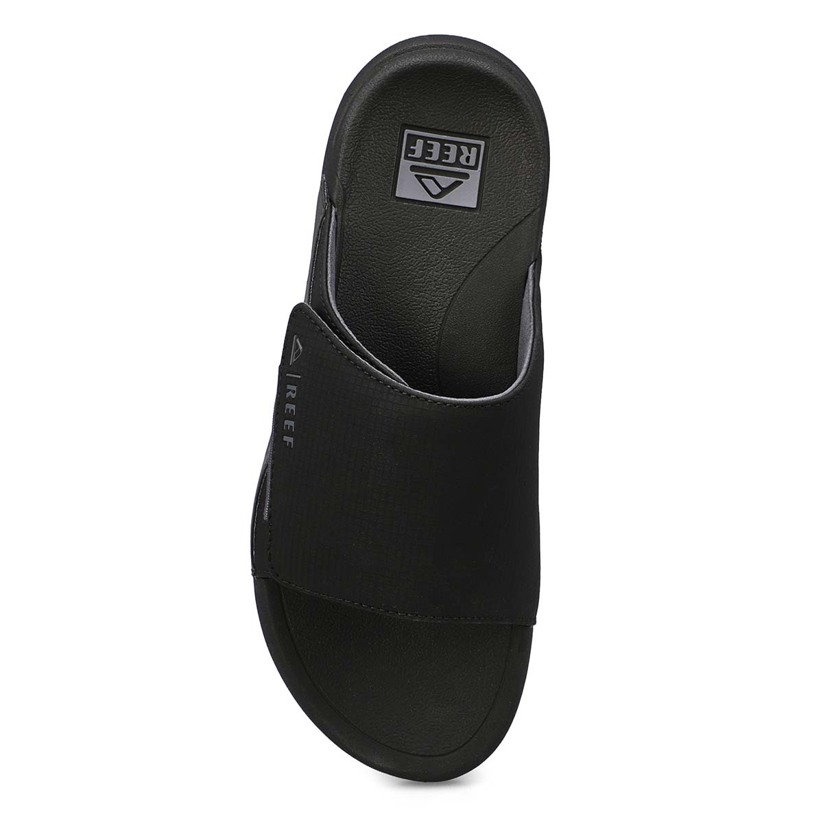 Men's Cruiser Slide Leather Sandal - Black/Grey