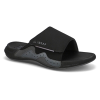 Men's Cruiser Slide Leather Sandal - Black/Grey