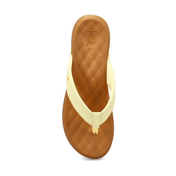 Tong CUSHION HARMONY, banane pâle, femmes