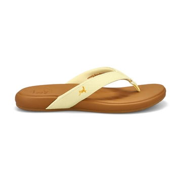 Women's Cushion Harmony Thong Sandal - Sand