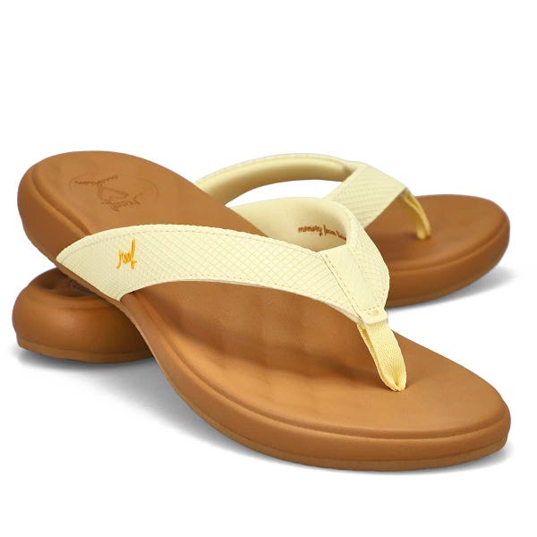 Tong CUSHION HARMONY, banane pâle, femmes