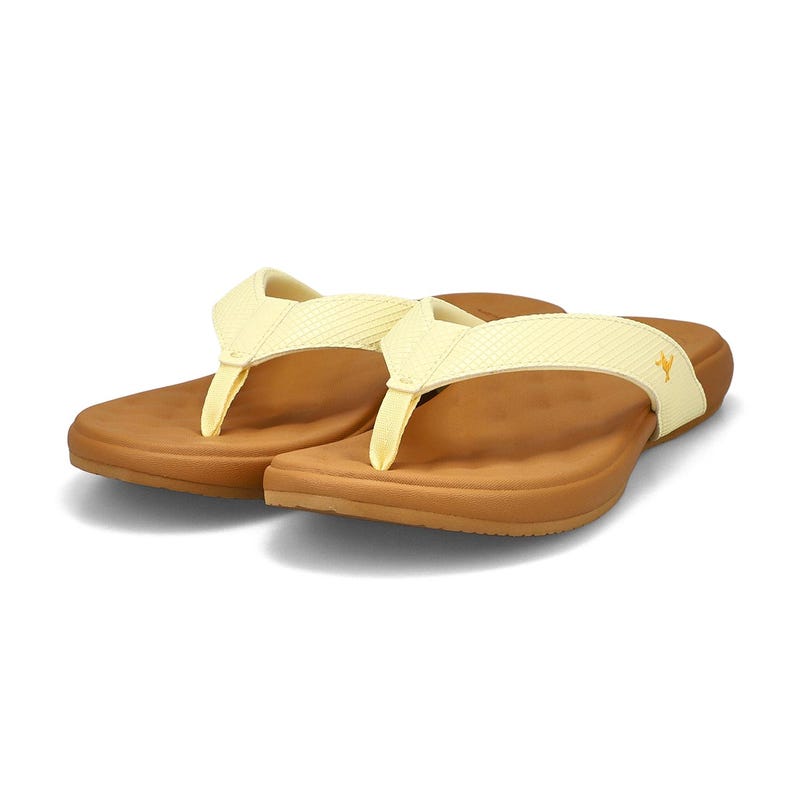 Tong CUSHION HARMONY, banane pâle, femmes