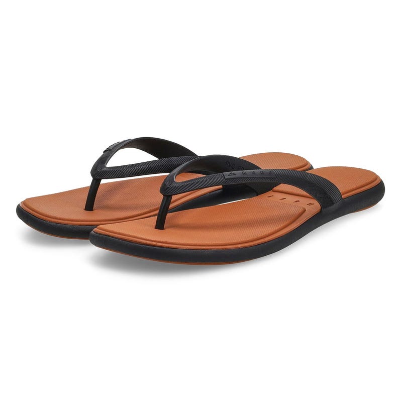 Women's Water Willow Malibu Thong Sandal - Black/Tan