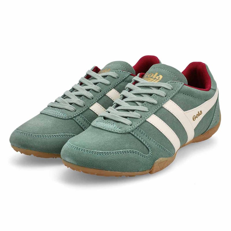 Baskets à lacets CHASE, brume verte/blanc cassé/cerise, femmes