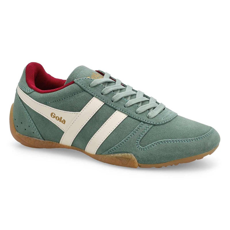 Baskets à lacets CHASE, brume verte/blanc cassé/cerise, femmes