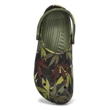 Men's Classic Hemp EVA Comfort Clog - Army Green