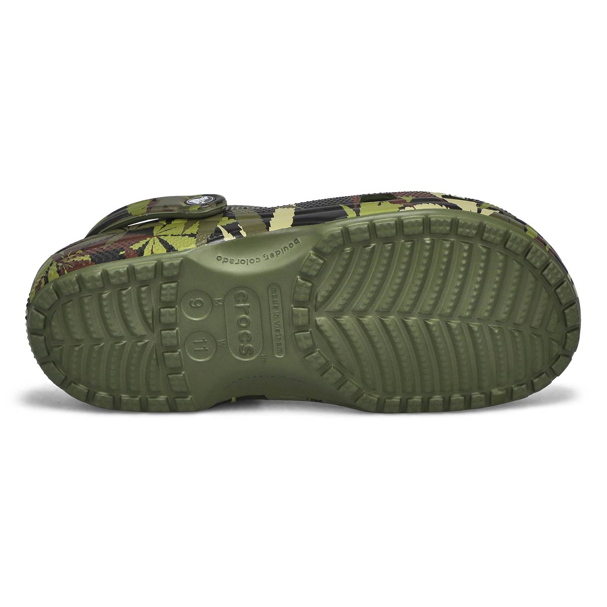 Men's Classic Hemp EVA Comfort Clog - Army Green