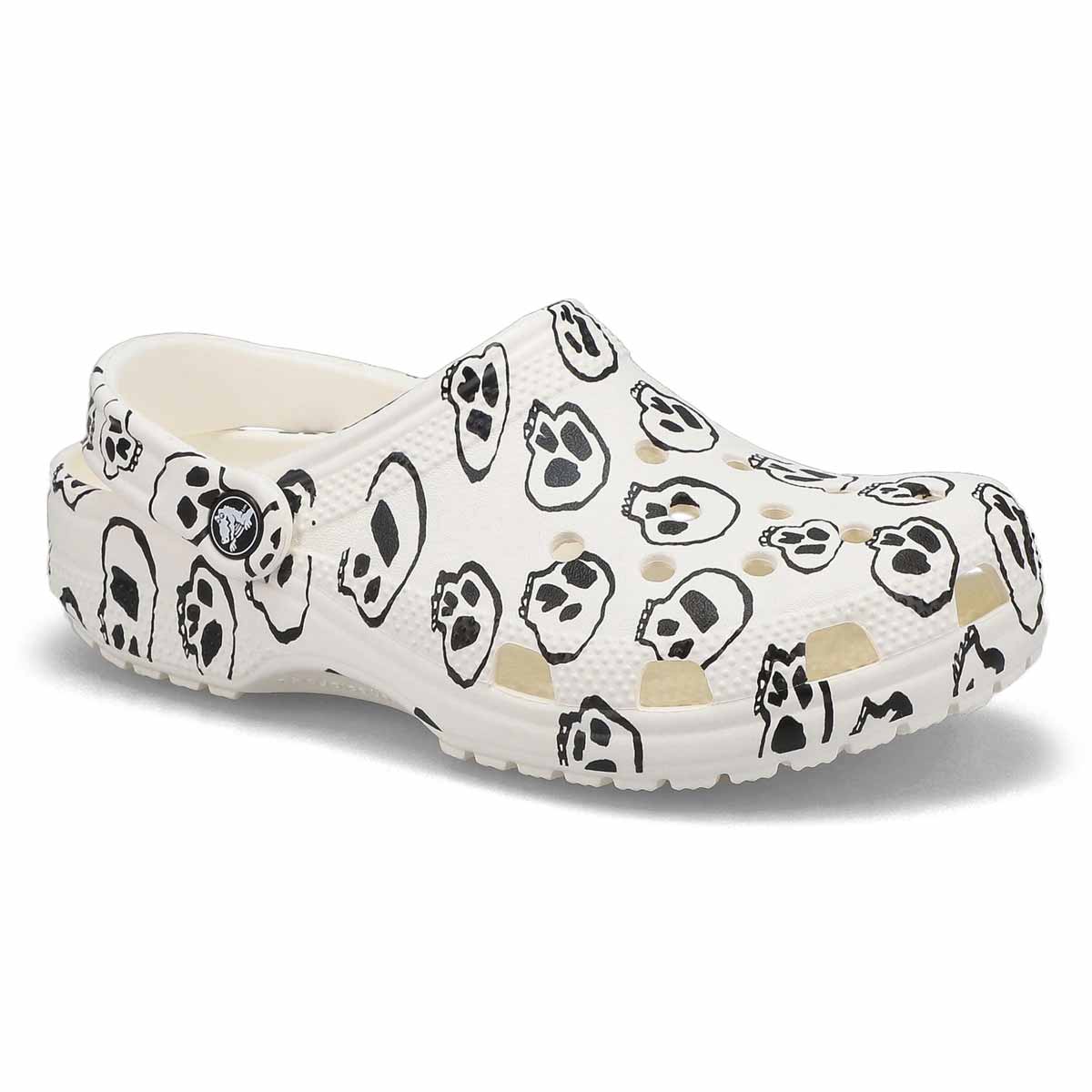 Women's Classic Graphics EVA Clog - White/Black