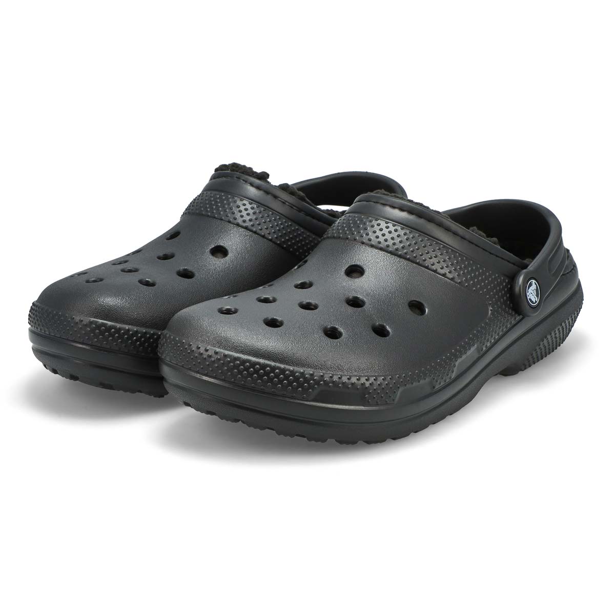 Crocs Men's Classic Lined Comfort Clog - Blac 